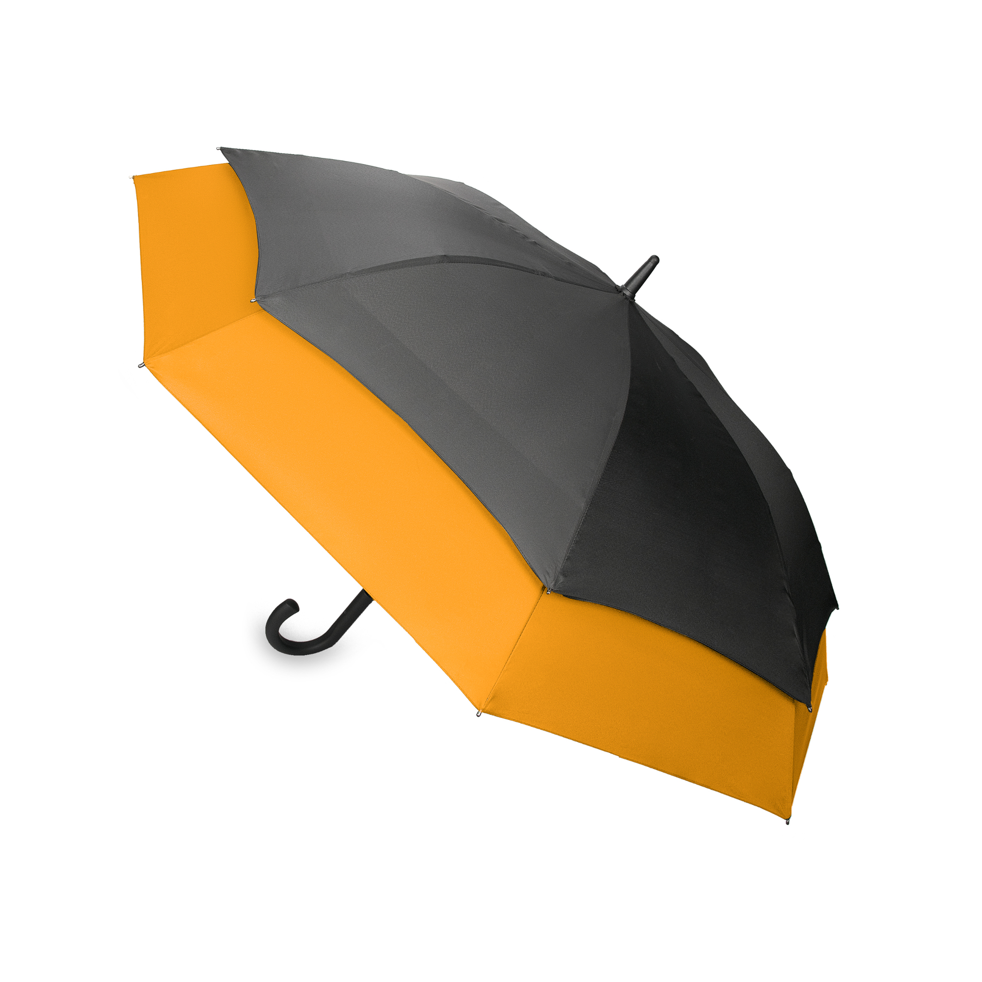 Parasol MANCHESTER sztormowy czarno-pomarańczowy