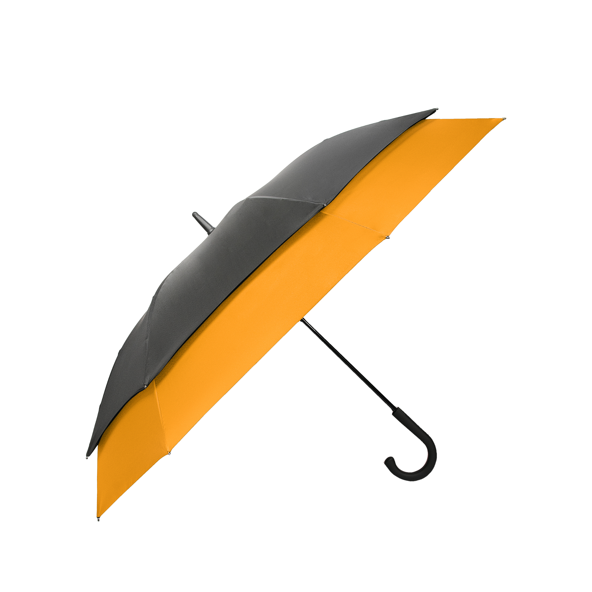 Parasol MANCHESTER sztormowy czarno-pomarańczowy