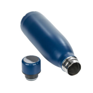 NEW CHICAGO Bottle with thermometer 500ml navy blue