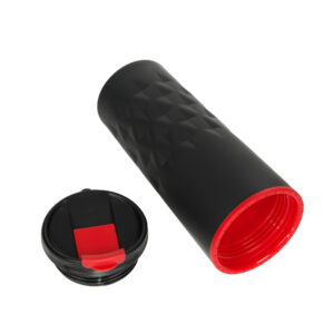 BOSTON Thermal mug 400 ml black-red