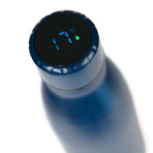 NEW CHICAGO Bottle with thermometer 500ml navy blue