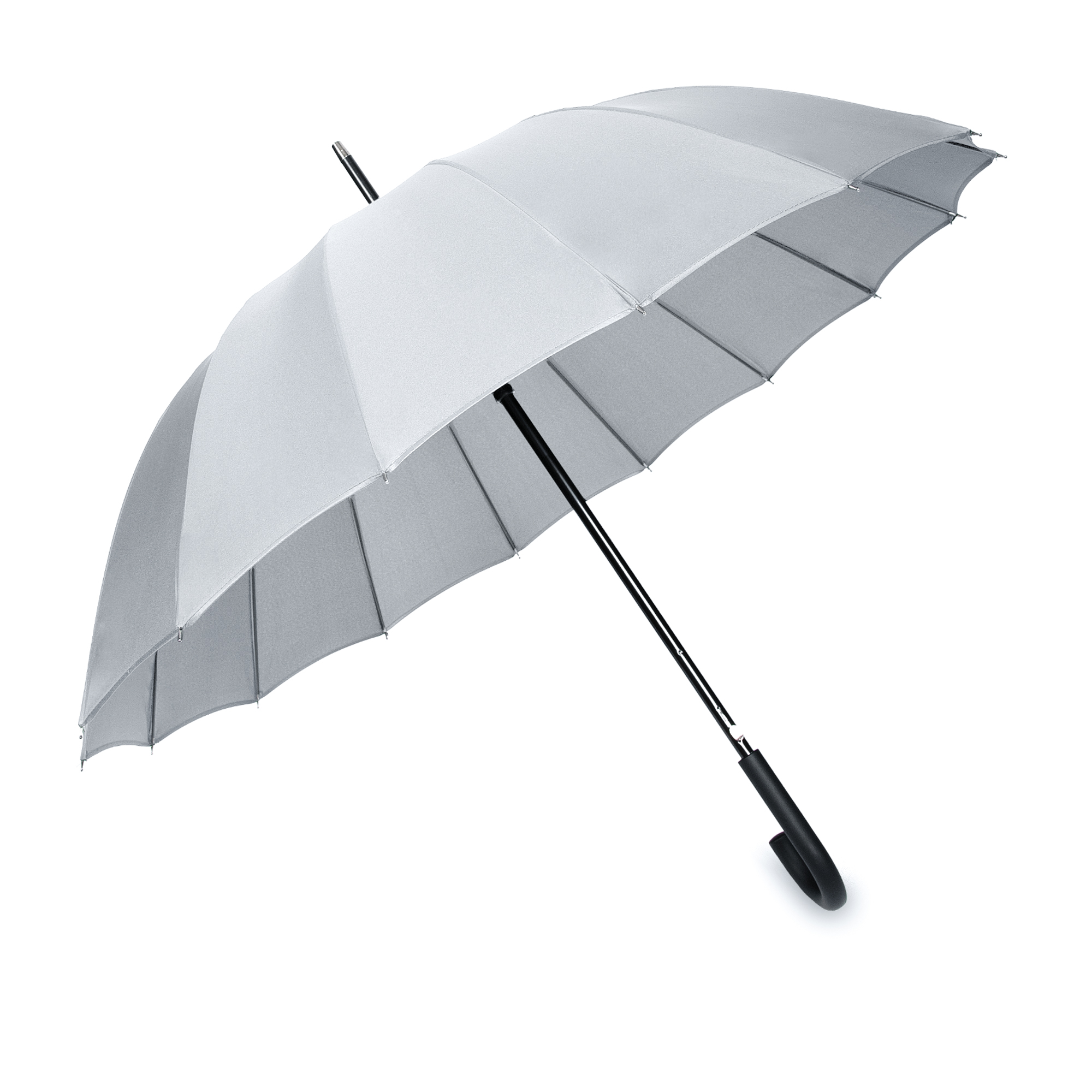 YORK-Szary-4-II-2 Parasol YORK 16 panelowy szary