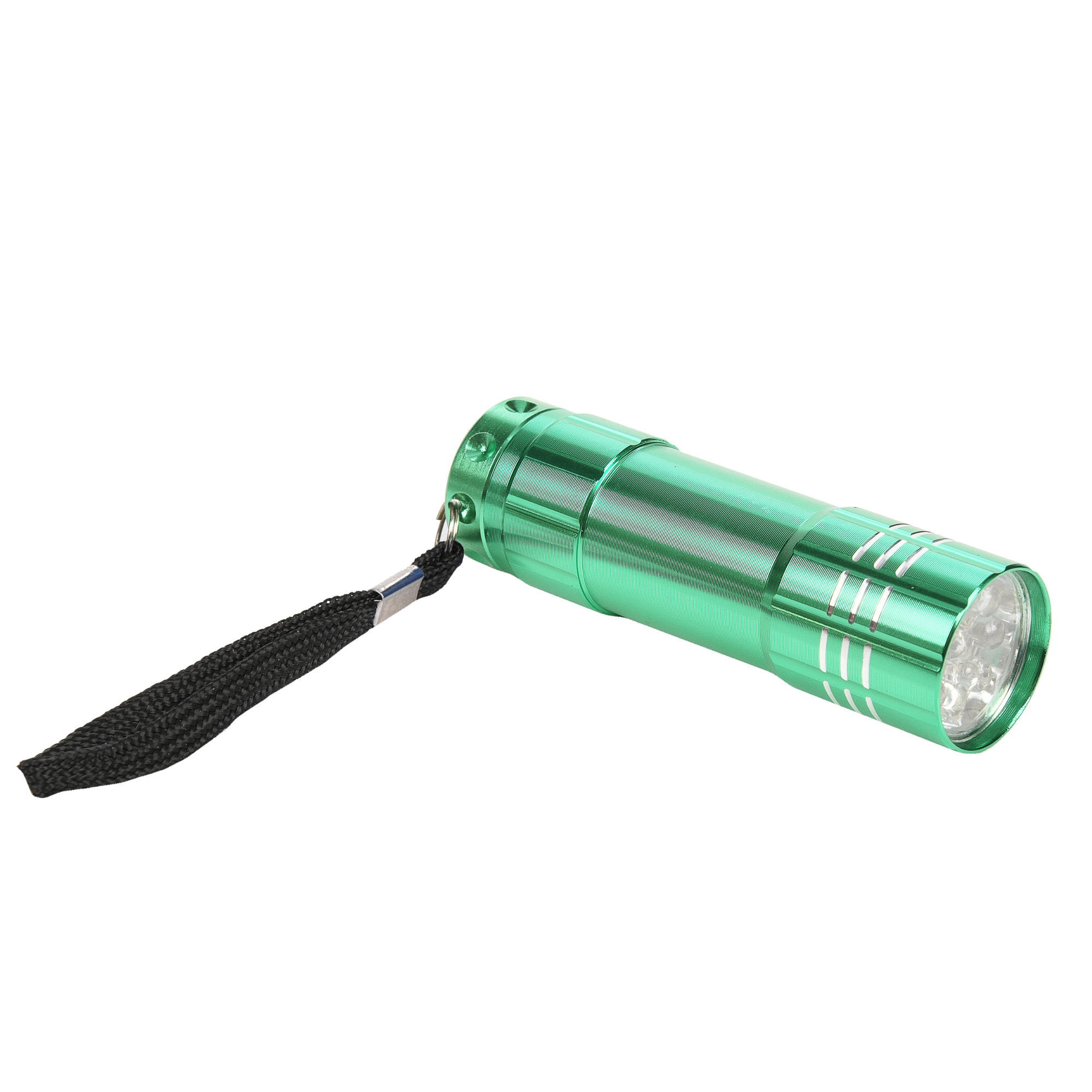 latarka-18-1 TOKIO Flashlight 9 LED green