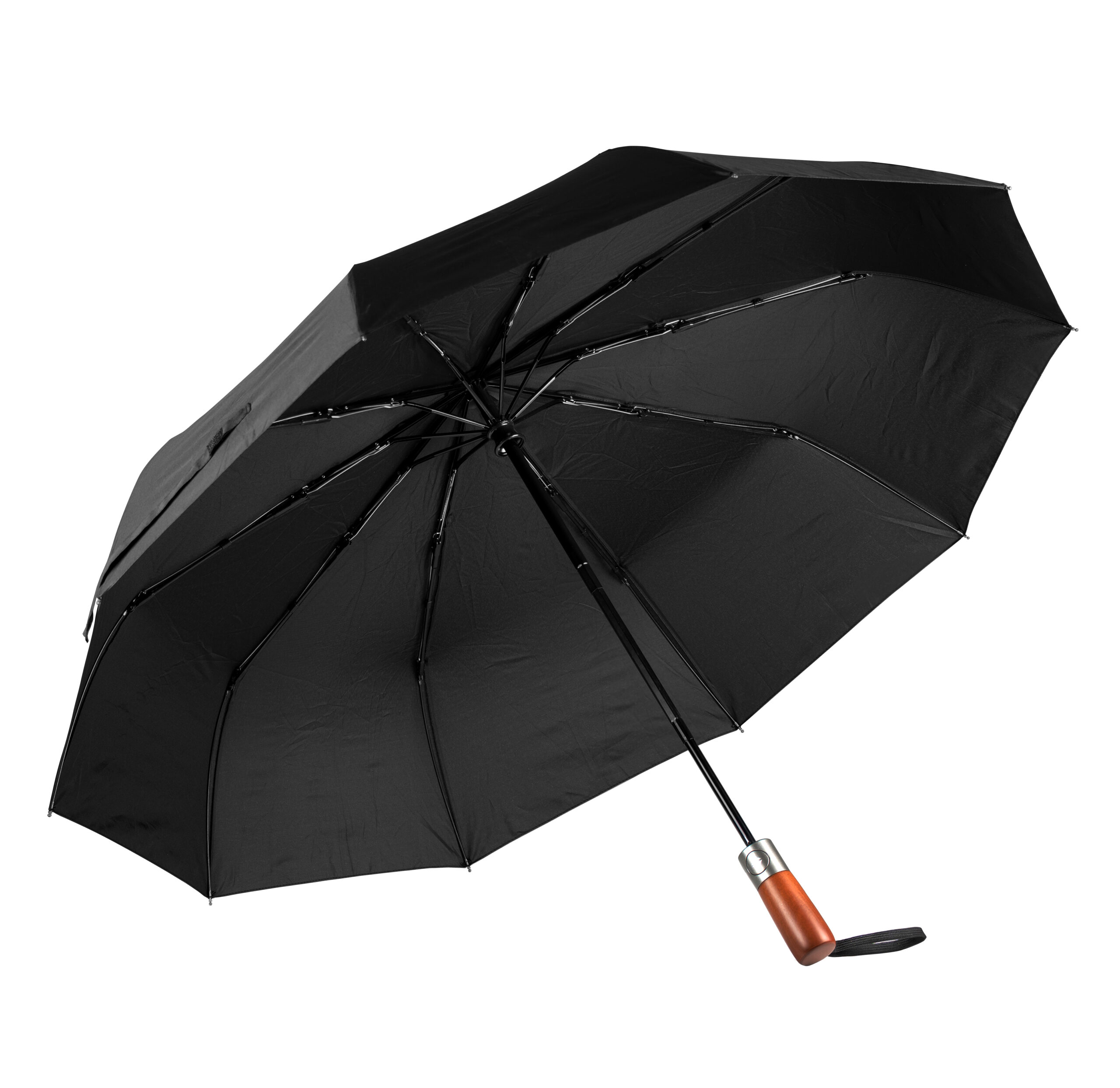 CHESTER 10 panels umbrella with cover black