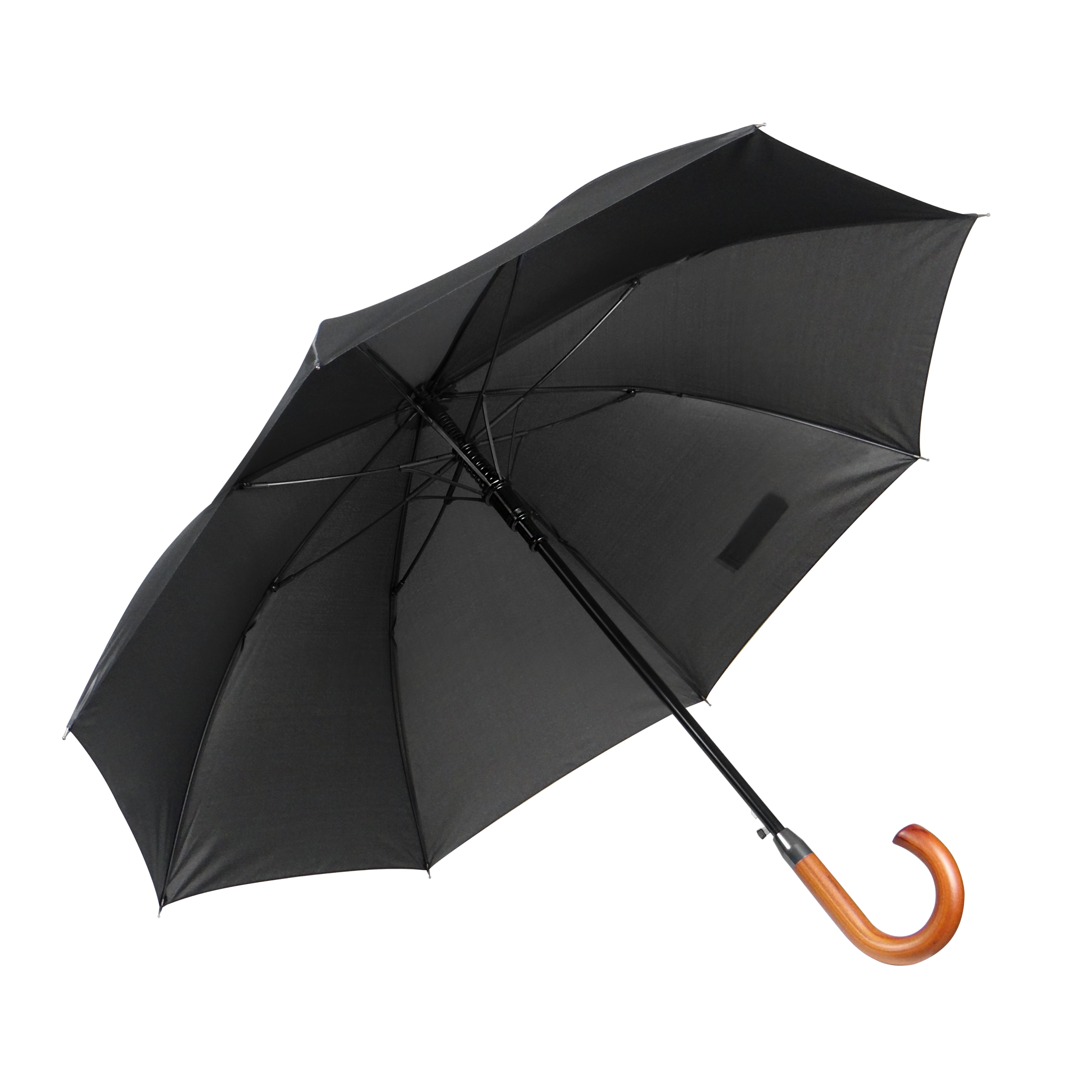 BLACKPOOL 8 panel umbrella with cover black