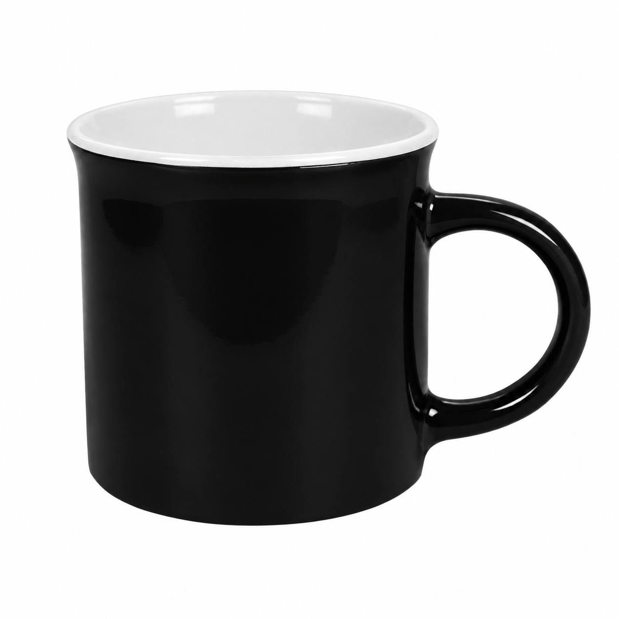 Retro-czarny Kubek RETRO 300 ml czarny